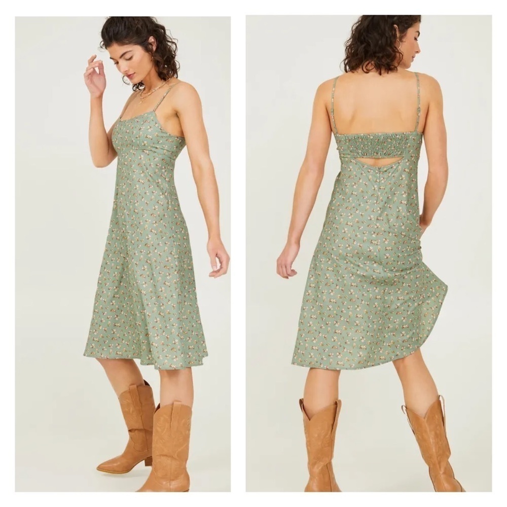 Altar'd State Madelyn Midi Dress Size Large